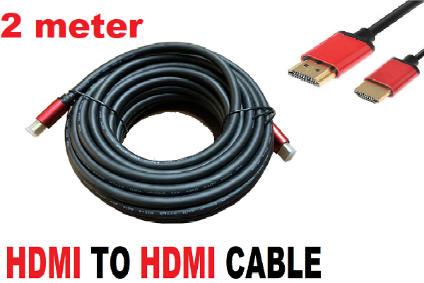 Premium 2 Meter V2.0 HDMI Cable Gold High Speed HD